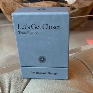 Intelligent Change Get Closer Team Question Game, Conversation Cards.